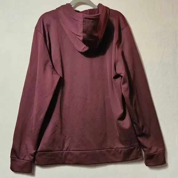 Under Armor Cold Gear Men's Red Loose Fitting Hoodie Sweatshirt Size Large - Picture 2 of 8